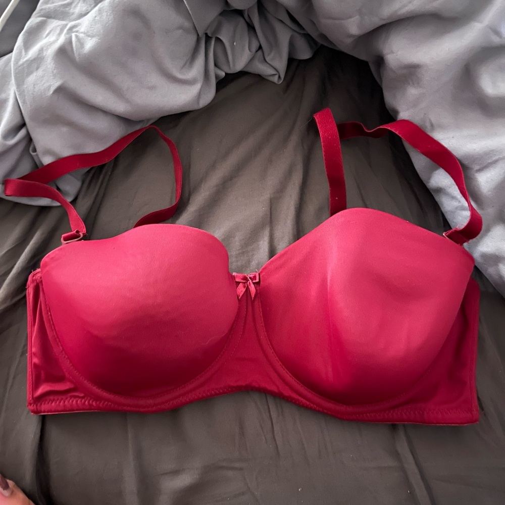 Maroon non slip bra